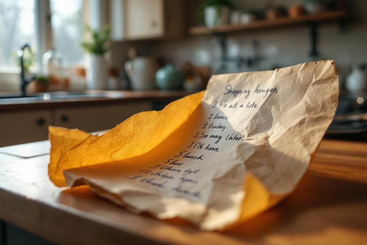Einkaufszettel auf Papier : was das über Ihre Persönlichkeit verrät