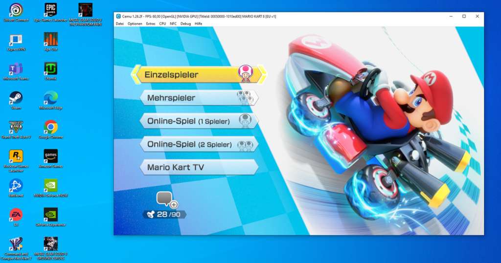 Cemu- Mit diesem Emulator kannst du Wii U-Spiele am PC zocken - Mario Kart 8 60 FPS