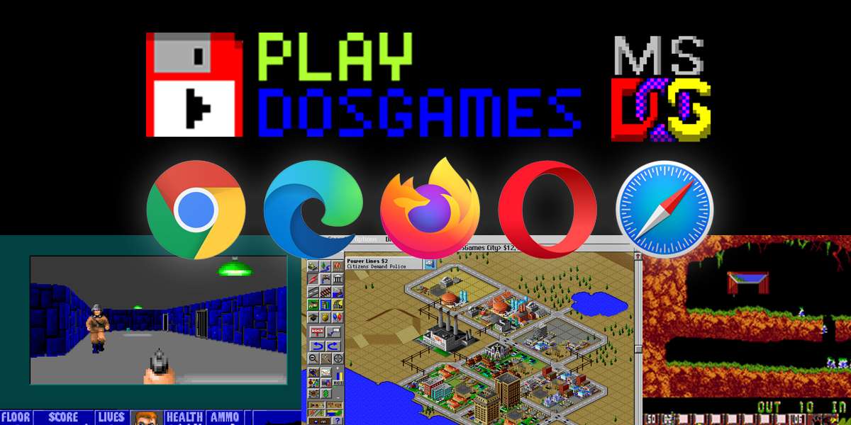Zockerpuls - Auf dieser Webseite kannst du MS-DOS Spiele im Browser zocken!