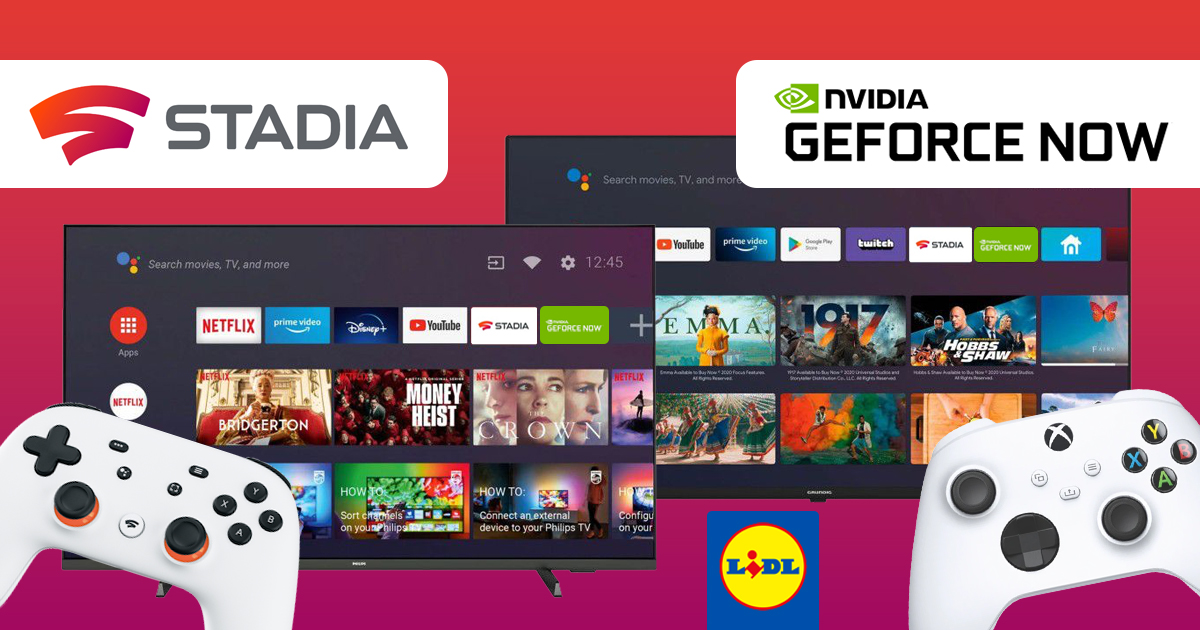 Zockerpuls - Cloud Gaming- 4K Android TVs zum Knallerpreis bei Lidl