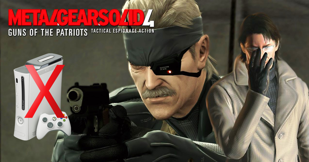 Zockerpuls - Darum gab es kein Metal Gear Solid 4 auf Xbox