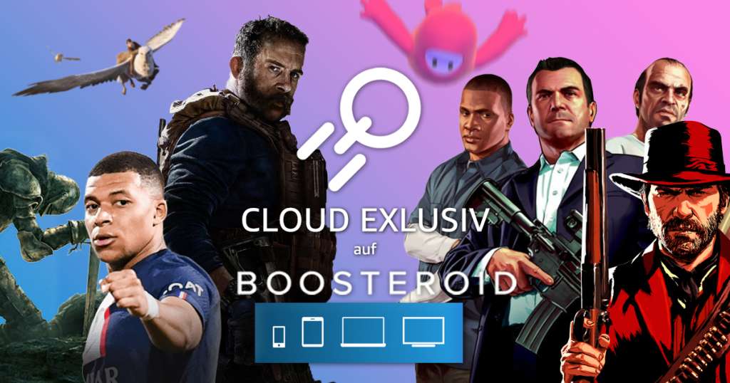 Zockerpuls - Diese Spiele kannst du in der Cloud exklusiv bei Boosteroid zocken