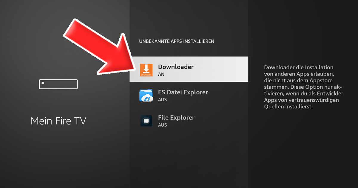 Zockerpuls - Downloader Fire TV unbekannte Apps installieren Entwickleroptionen