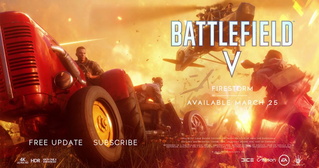 Zockerpuls - Firestorm- Neuer Trailer zeigt Release-Datum für Battle Royale in Battlefield V