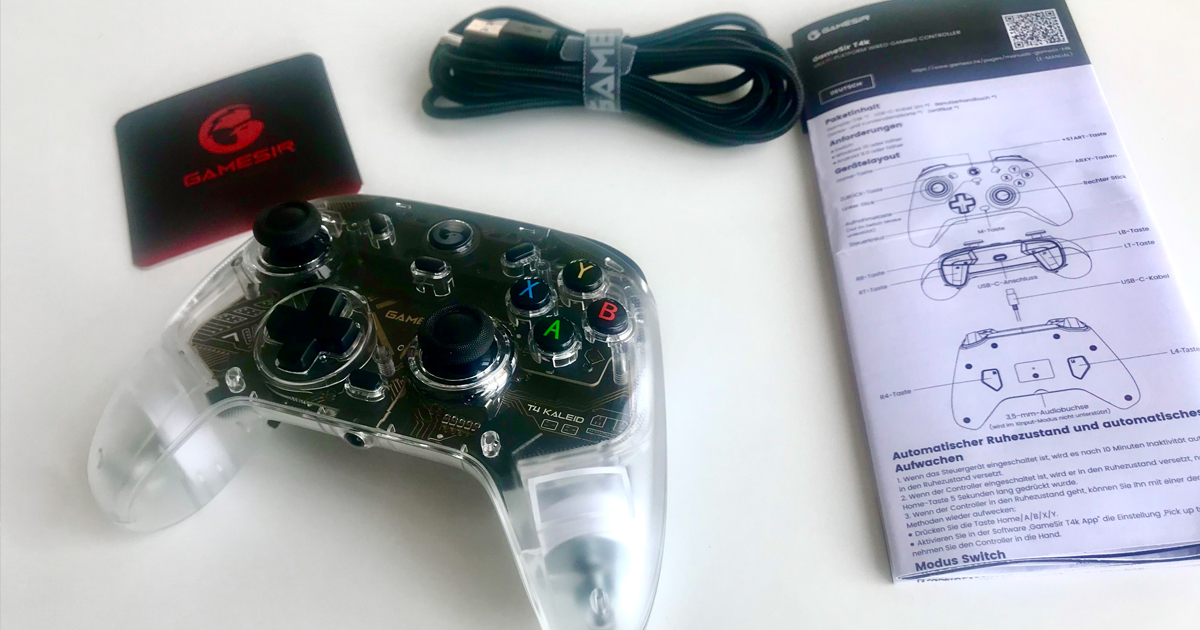Zockerpuls - GameSir T4 Kaleid Multi-Platform Wired Gaming Controller im Test