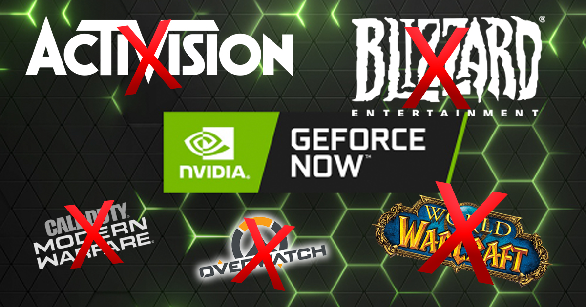 Zockerpuls - Geforce NOW- Activision und Blizzard ziehen Spiele aus der Gamingcloud