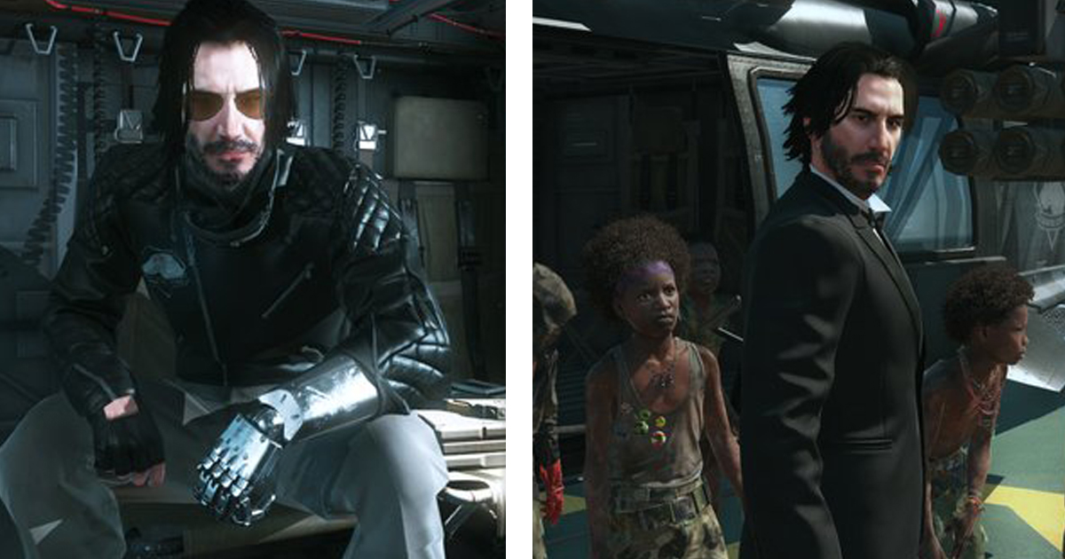 Zockerpuls - Keanu Reeves als Big Boss in Metal Gear Solid 5- The Phantom Pain