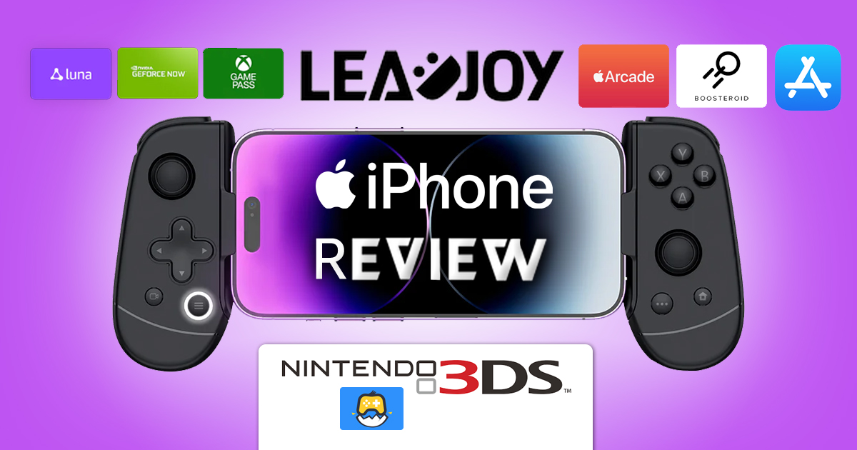 Zockerpuls - LeadJoy M1B Mobile Gaming Controller für iPhone unterstützt 3DS Emulator - Review