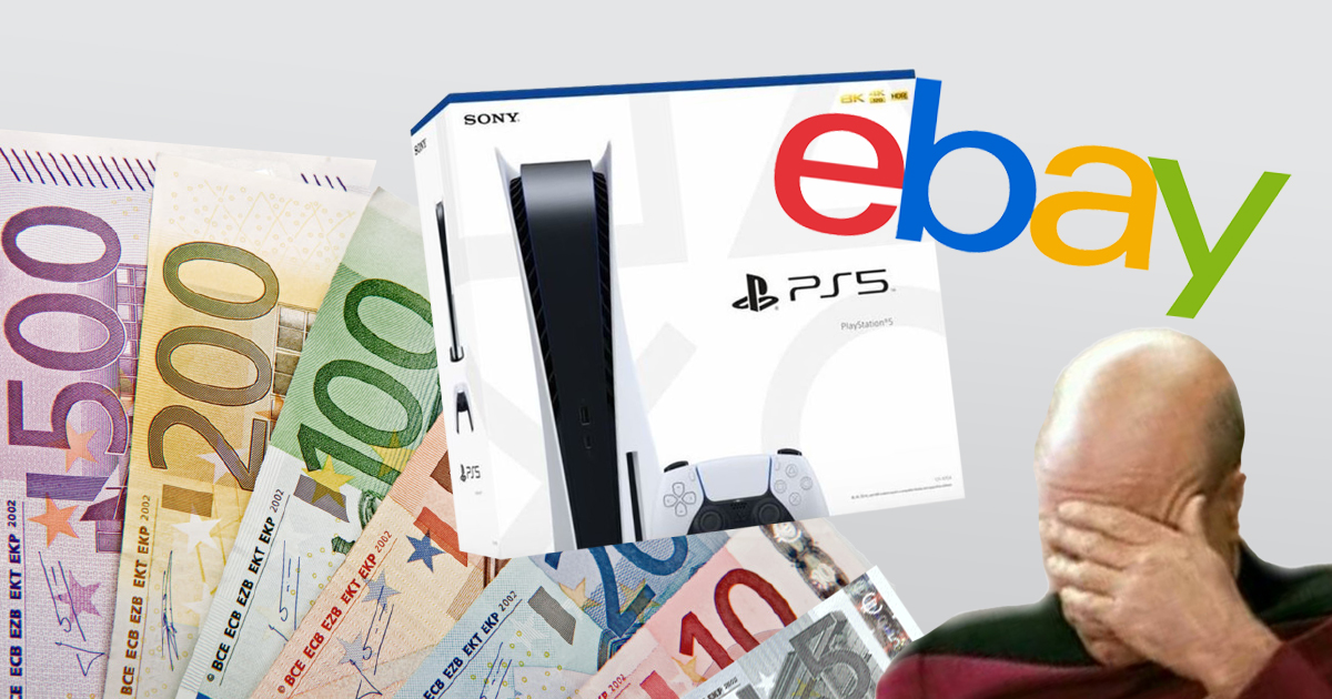 Zockerpuls -Leerer PlayStation 5 Karton für 875 Euro auf eBay verkauft