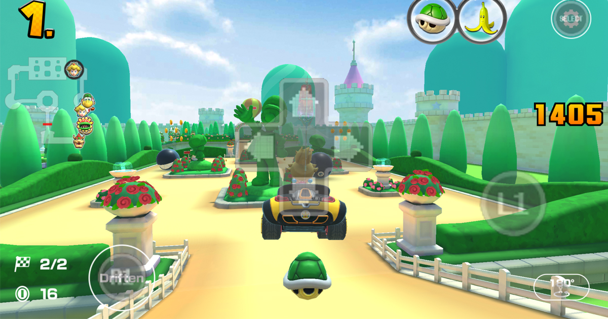 Zockerpuls - Mario Kart Tour auf Android mit einem Controller spielen - So geht's - Overlay Beispiel