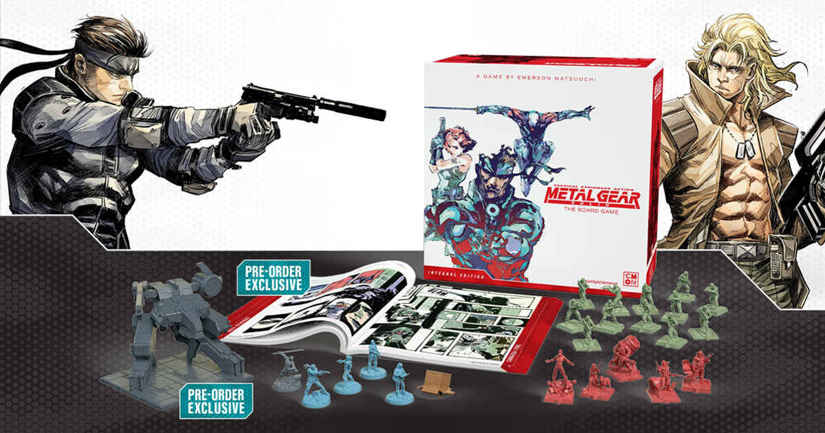 Metal Gear Solid Brettspiel für 1-4 Spieler angekündigt