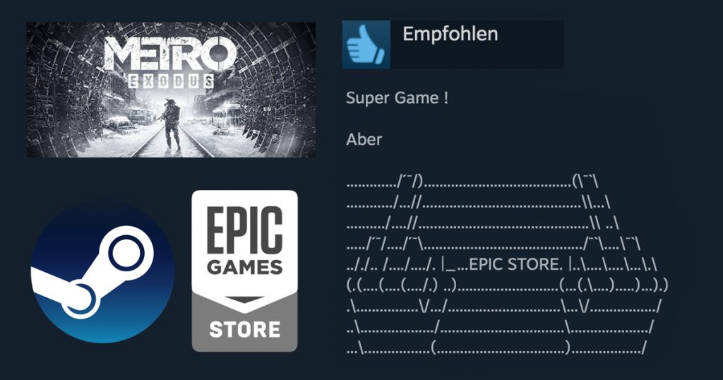 Zockerpuls - Metro Exodus - So reagieren Fans in Steam auf den Epic Store-Deal