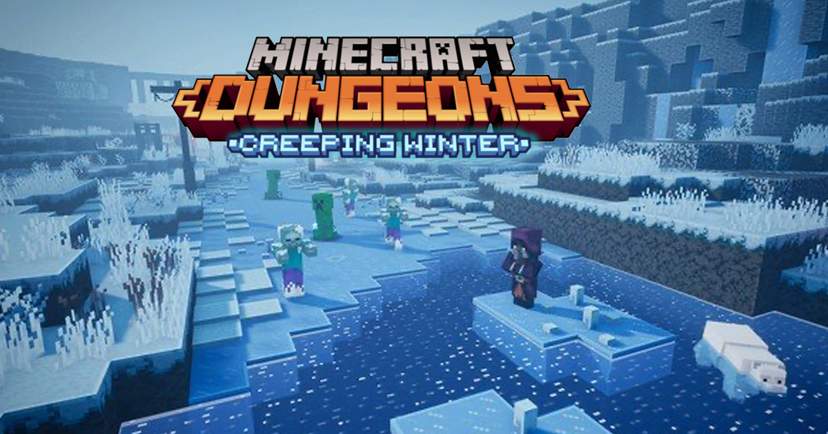 Zockerpuls - Minecraft Dungeons bekommt mit Jungle Awakens ersten DLC - Creeping Winter
