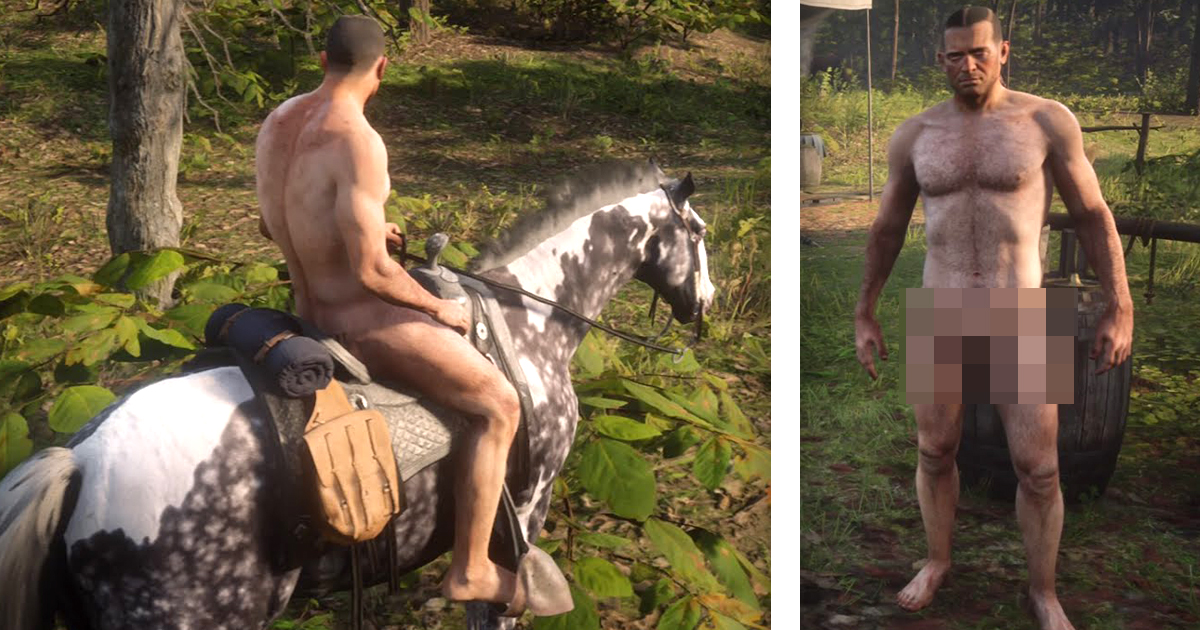 Zockerpuls - Nackt-Mod zeigt was Arthur Morgan zwischen den Beinen hat