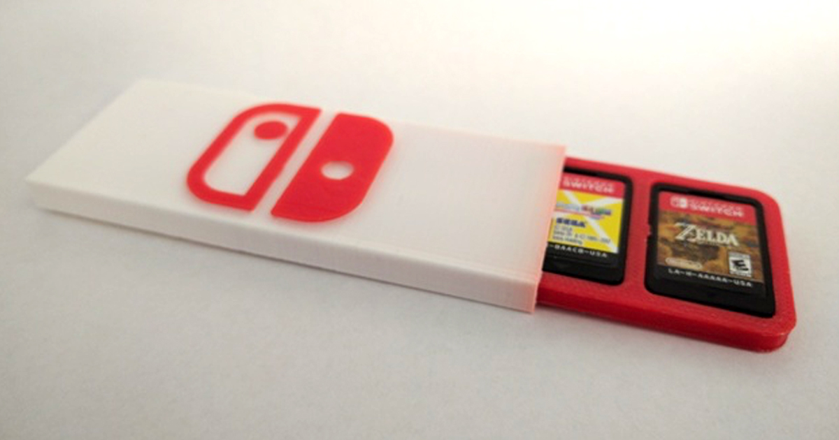 Zockerpuls - Nintendo Switch Speicherkarten halter 3D-Druck