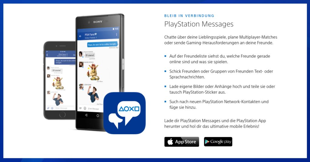 Zockerpuls - PlayStation Messages App