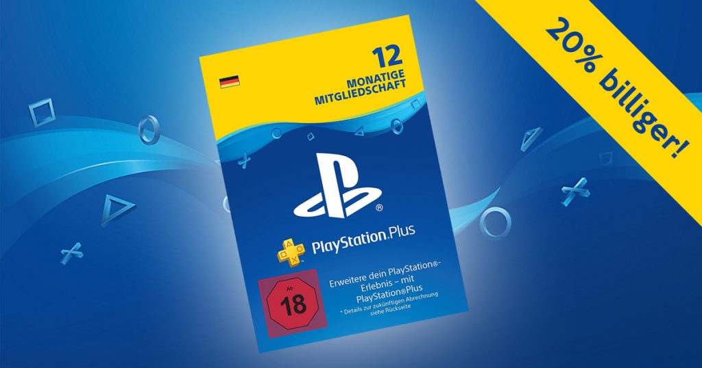 Zockerpuls - PlayStation-Plus für 12 Monate rund 20% billiger