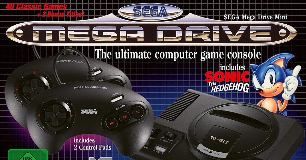 Zockerpuls - SEGA Mega Drive Mini- Retro-Konsole kommt im Oktober