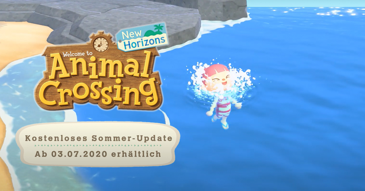 Zockerpuls - Schwimmen in Animal Crossing- Sommer-Update bringt frische Funktionen