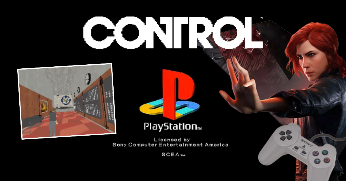 Zockerpuls - So sieht CONTROL auf der PlayStation 1 aus