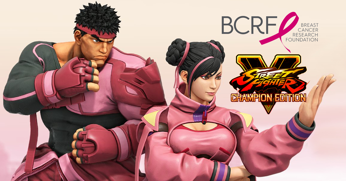 Zockerpuls - Street Fighter- Ryu und Chun-Li im Kampf gegen Brustkrebs