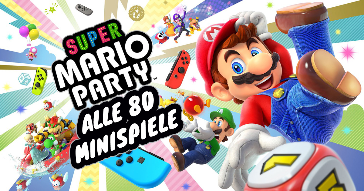 Zockerpuls - Super Mario Party - Alle 80 Minispiele in einem Video