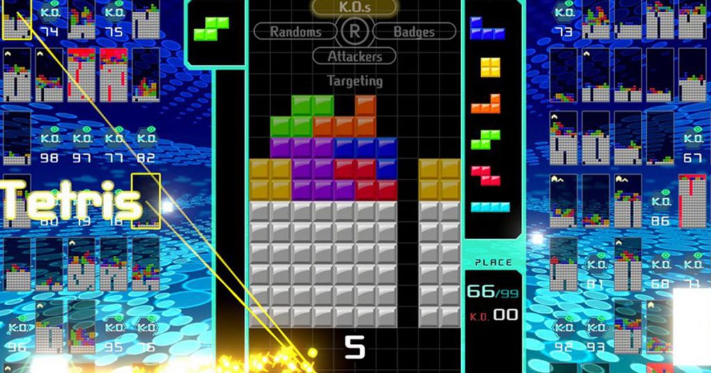 Tetris 99: Nintendos Antwort auf den Battle Royale-Trend - Screenshot