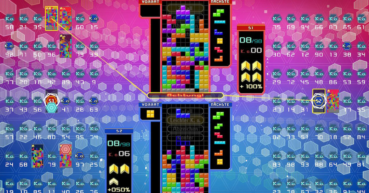 Zockerpuls - Tetris Duell 99- So spielt ihr zu zweit an einer Nintendo Switch