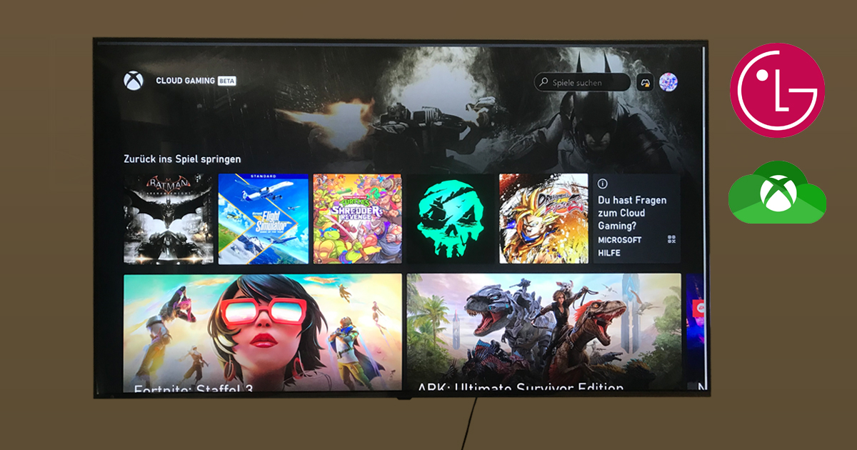 Zockerpuls - Xbox Cloud Gaming läuft bereits auf LG Fernsehern